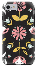 Load image into Gallery viewer, Folk Flower Pattern in Black and White - Phone Case
