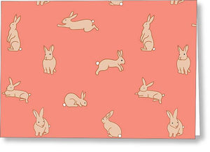 Funny Bunnies - Greeting Card