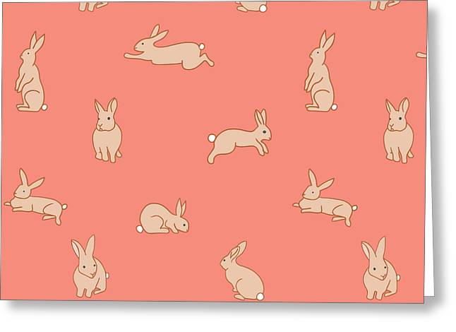 Funny Bunnies - Greeting Card
