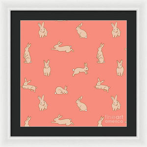 Funny Bunnies - Framed Print