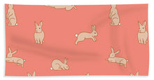 Load image into Gallery viewer, Funny Bunnies - Bath Towel
