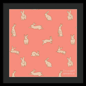 Funny Bunnies - Framed Print