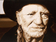 Load image into Gallery viewer, Original Willie Nelson Painting on Canvas FREE SHIPPING
