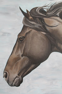 Original Horse oil painting "Chester" canvas
