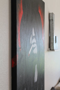 Slash Painting original acrylic art canvas
