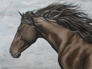 Giclee Fine Art Print of "Chester" the Horse Painting