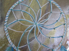 Load image into Gallery viewer, Sweet Dreams Resin Geode Dream Catcher Canvas Painting

