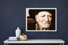 Load image into Gallery viewer, Willie Nelson print giclee canvas and paper print of original painting
