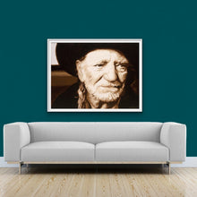 Load image into Gallery viewer, Willie Nelson print giclee canvas and paper print of original painting

