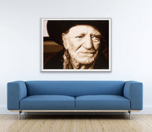 Load image into Gallery viewer, Willie Nelson print giclee canvas and paper print of original painting
