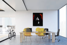 Load image into Gallery viewer, Slash Painting original acrylic art canvas
