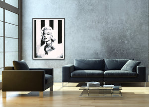 marilyn monroe giclee fine art print of original painting