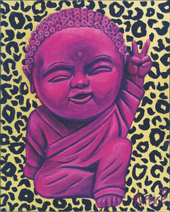 Baby Buddha Giclee fine art print of original painting