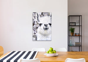 Origial Mr. Llama oil painting wall art canvas