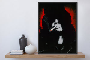 Giclee Fine Art Print and Canvas Print of "Slash"