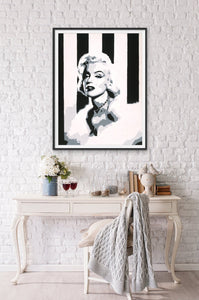 marilyn monroe giclee fine art print of original painting