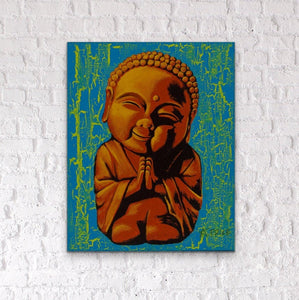 Baby Buddha original acrylic Painting