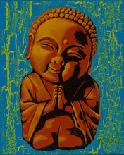 Load image into Gallery viewer, giclee fine art print of baby buddha original painting
