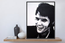 Load image into Gallery viewer, fine art print of original acrylic painting &quot;Young Elvis&quot;
