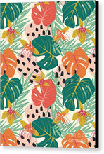 Load image into Gallery viewer, Jungle Floral Pattern  - Canvas Print
