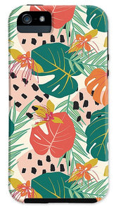 Jungle Floral Pattern  - Phone Case