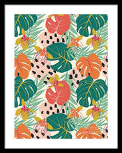 Load image into Gallery viewer, Jungle Floral Pattern  - Framed Print
