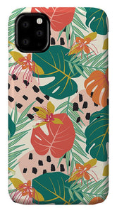 Jungle Floral Pattern  - Phone Case