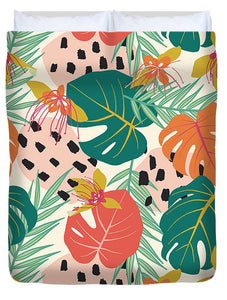 Jungle Floral Pattern  - Duvet Cover