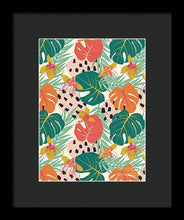 Load image into Gallery viewer, Jungle Floral Pattern  - Framed Print
