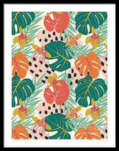 Load image into Gallery viewer, Jungle Floral Pattern  - Framed Print
