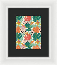 Load image into Gallery viewer, Jungle Floral Pattern  - Framed Print
