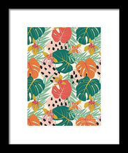 Load image into Gallery viewer, Jungle Floral Pattern  - Framed Print

