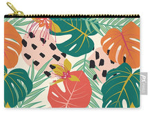 Load image into Gallery viewer, Jungle Floral Pattern  - Carry-All Pouch
