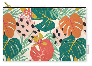 Jungle Floral Pattern  - Carry-All Pouch