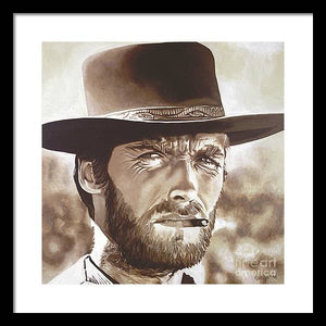 Man with No Name - Framed Print