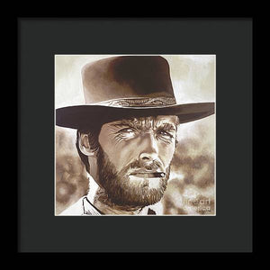 Man with No Name - Framed Print