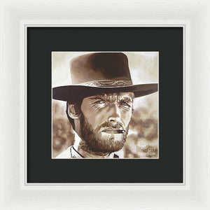 Man with No Name - Framed Print