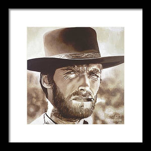 Man with No Name - Framed Print