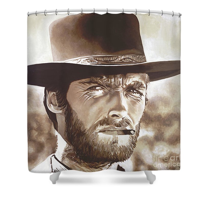 Man with No Name - Shower Curtain