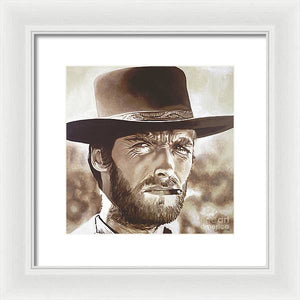 Man with No Name - Framed Print