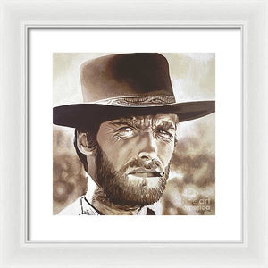 Man with No Name - Framed Print