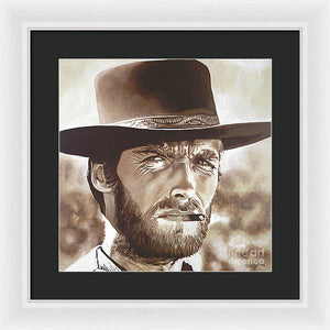 Man with No Name - Framed Print