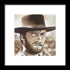 Man with No Name - Framed Print