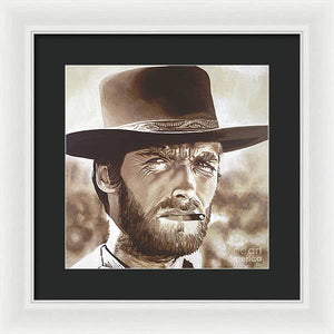 Man with No Name - Framed Print