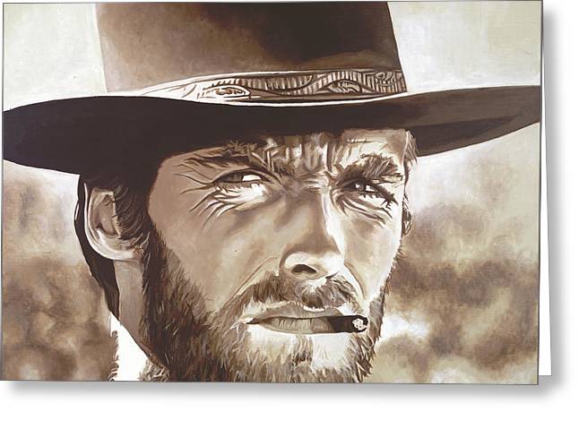 Man with No Name - Greeting Card