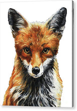 Load image into Gallery viewer, Mrs. Fox Oil Painting with White Background - Acrylic Print
