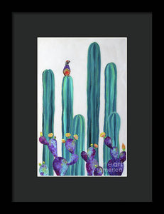 On Perch - Framed Print