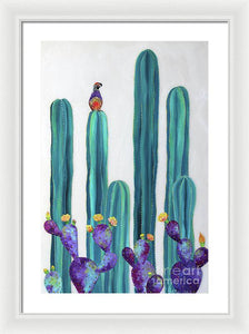 On Perch - Framed Print