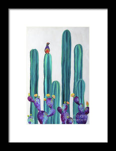 On Perch - Framed Print