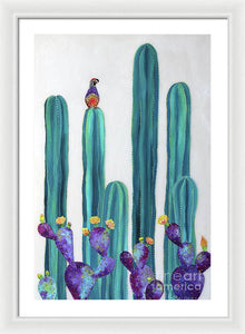 On Perch - Framed Print